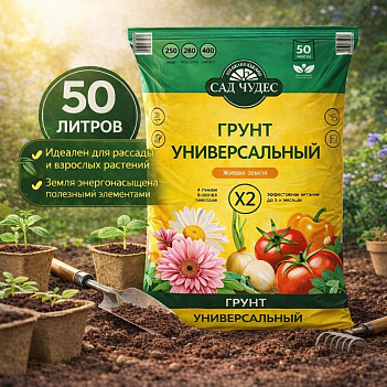 Грунт универсальный 50л САД ЧУДЕС