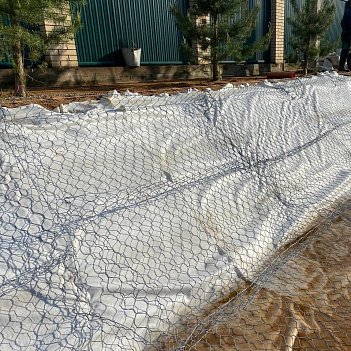 Геотекстиль 400 гр/м2 шир. 2м (50 м.п)