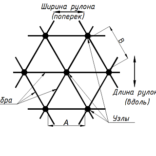 Георешетка ТХ-160, шир. 4х50 м.п.