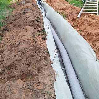 Геотекстиль 150 гр/м2 шир. 1,0м (50 м.п)