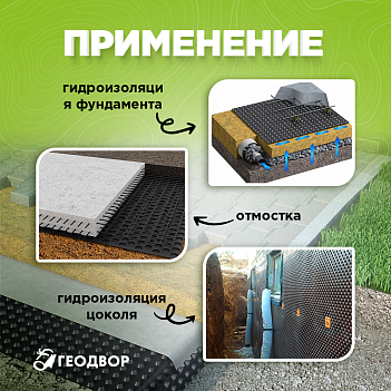 Профилированная мембрана шир. 1м (20 м.п)