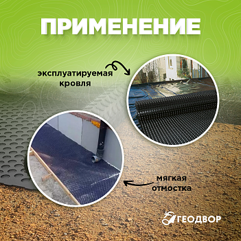 Профилированная мембрана шир. 1м (20 м.п)